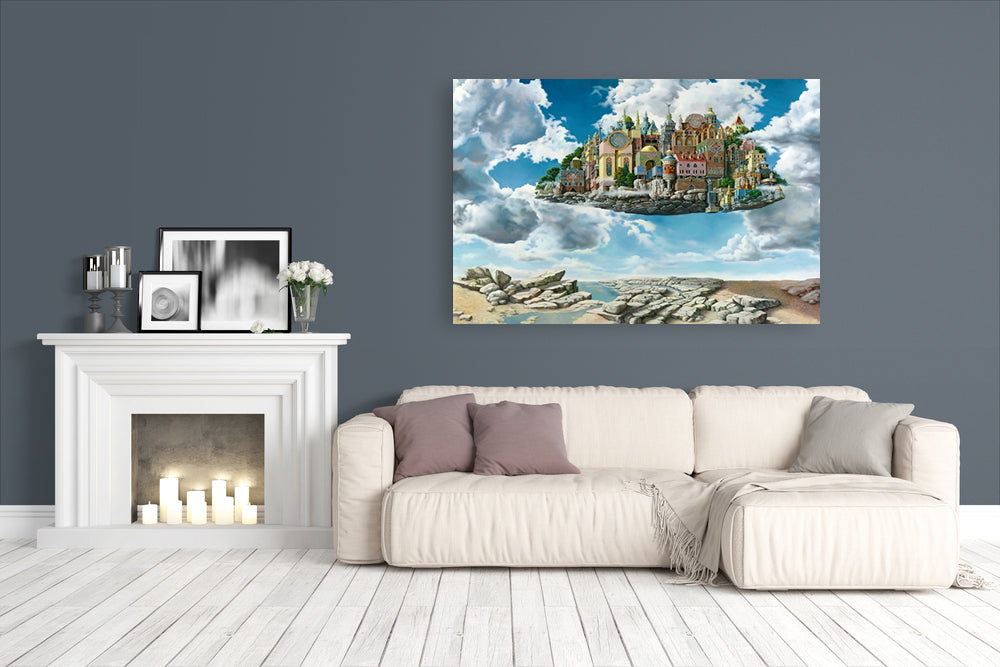 Floating City print