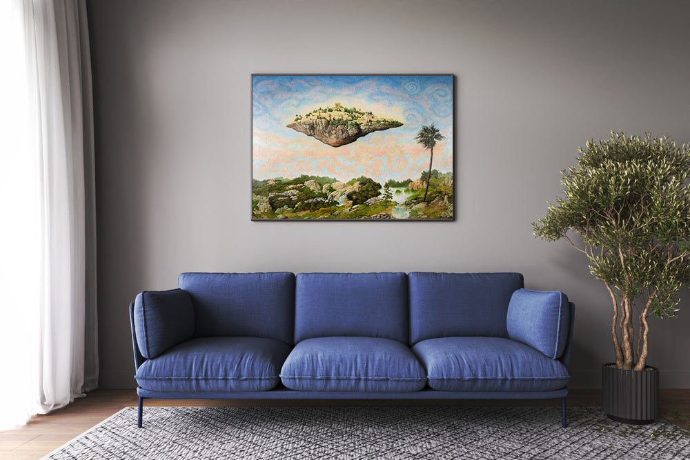 Floating Jerusalem print