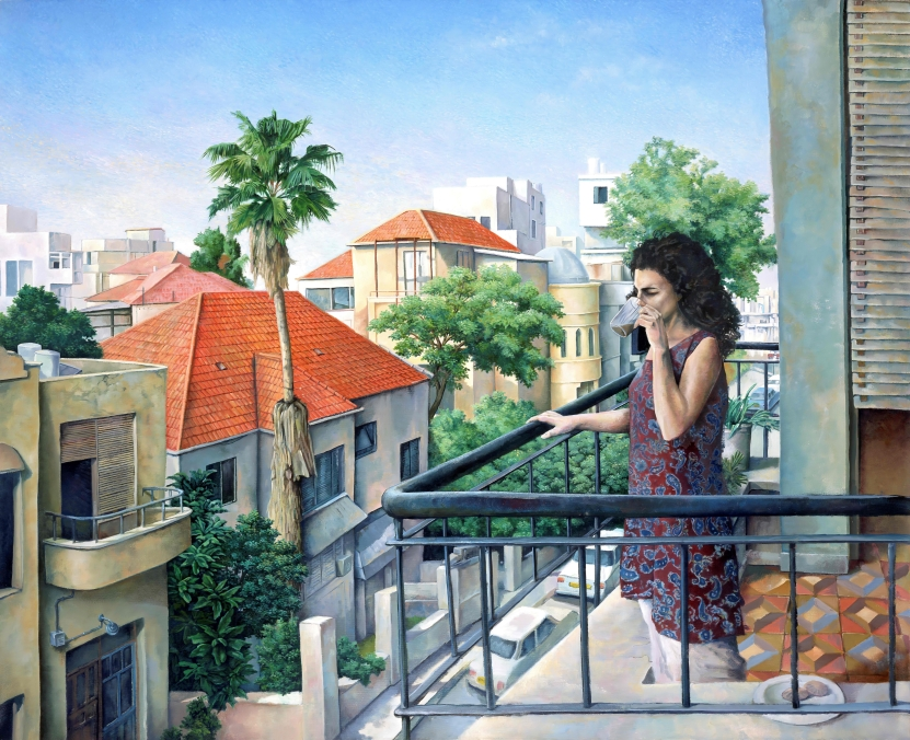 Morning Coffee, Tel Aviv print